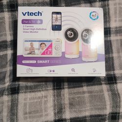 VTech VT 5" Video Baby Monitor with 2 Parent Units, White