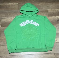 Green Sp5der Hoodie 