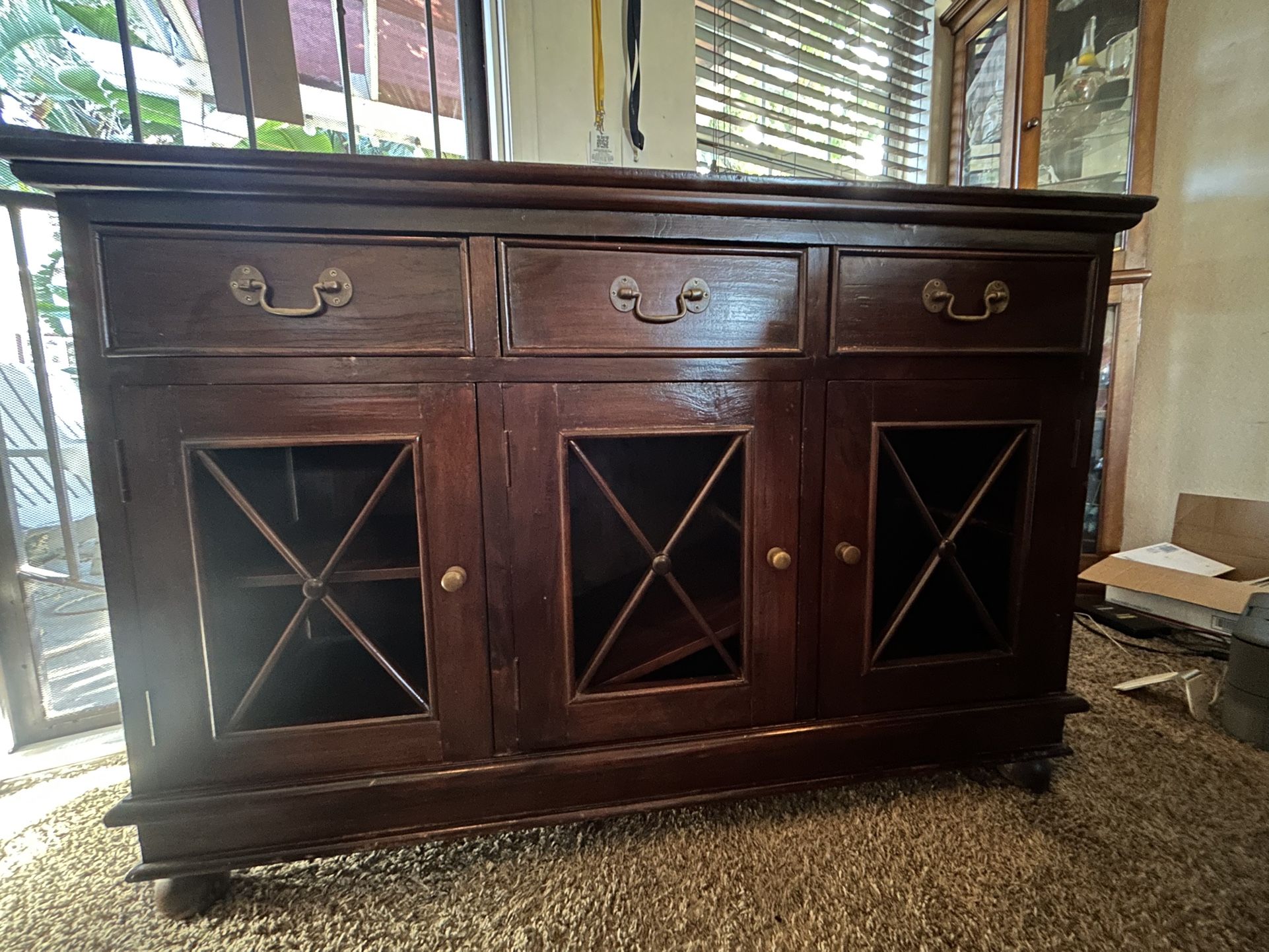 Multifunctional Skinny Buffet/Credenza