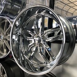 22” Chrome Us Mags C-Ten Wheels ….. C10 Squarebody Obs 