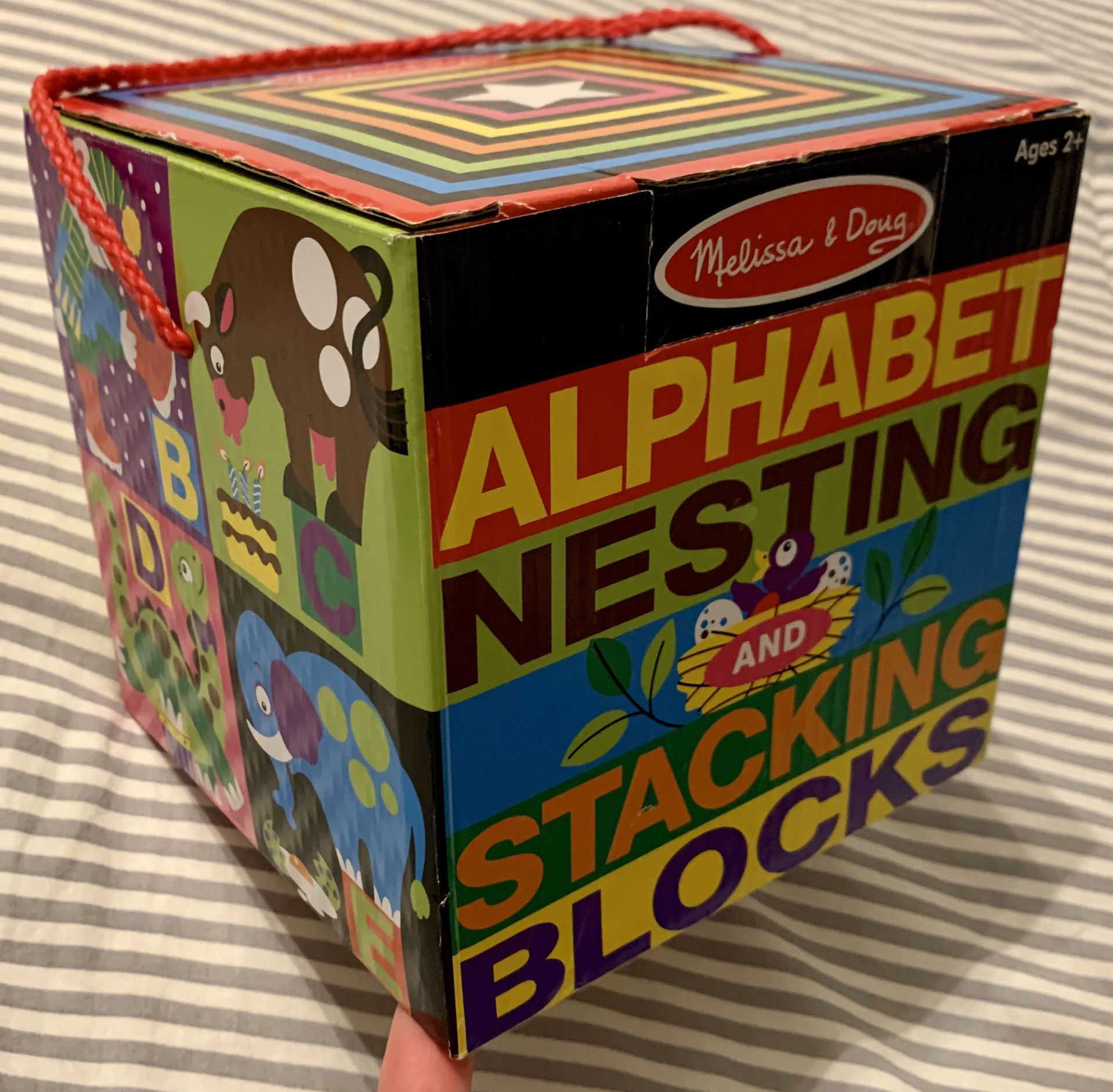 ABC Nesting & Stacking Blocks - $10