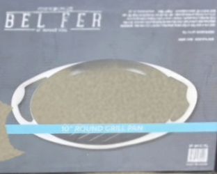 Bel-Fer 12” Round Cast-Iron Grill Pan - new in box