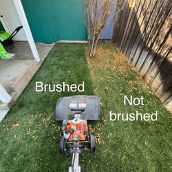 Turf Brushing / Turf Cleaning / Turf Maintenance 