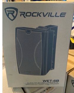 Speaker Rockville WET-6B New in box.