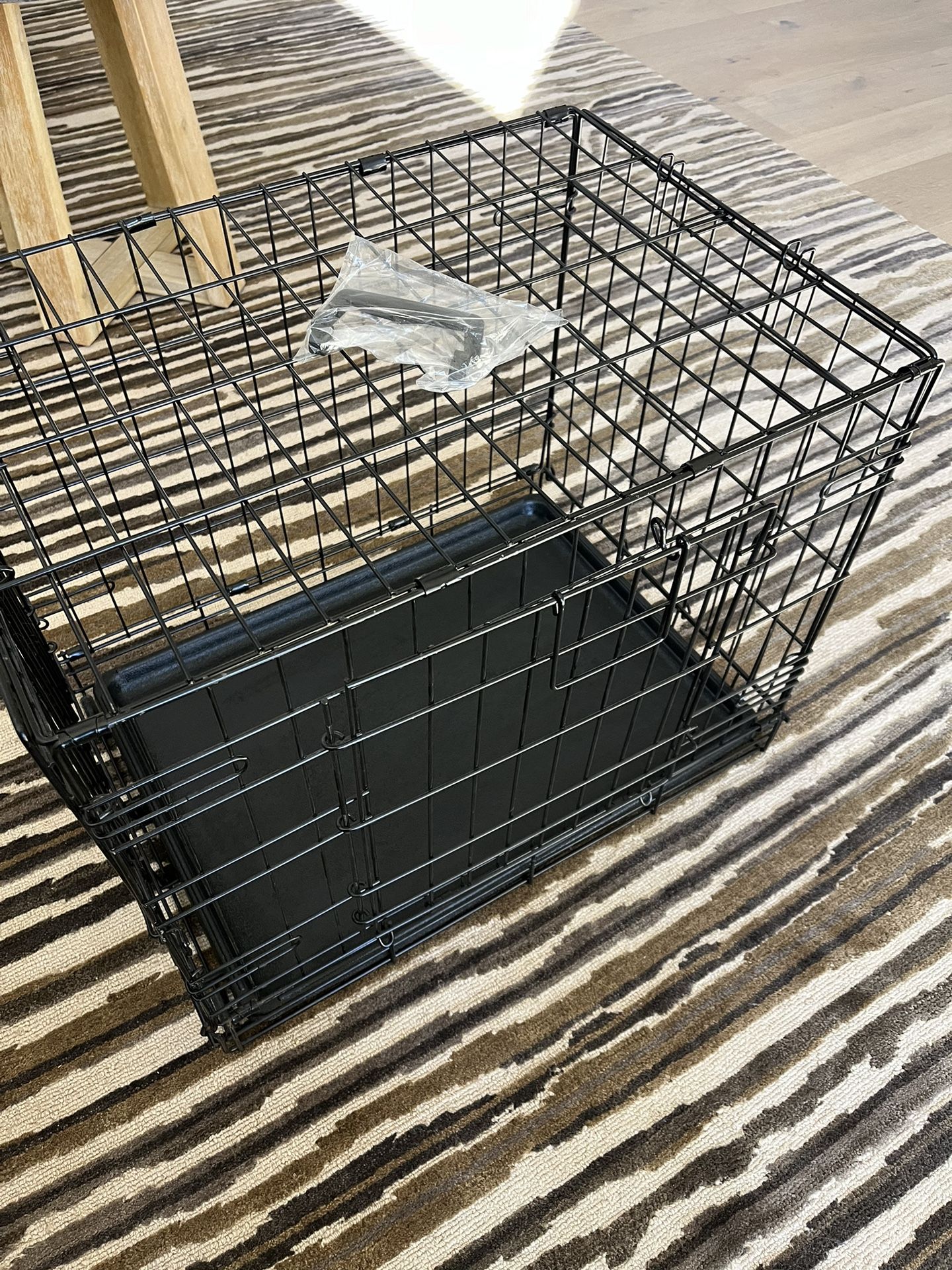 Double Door Collapsible Dog Crate