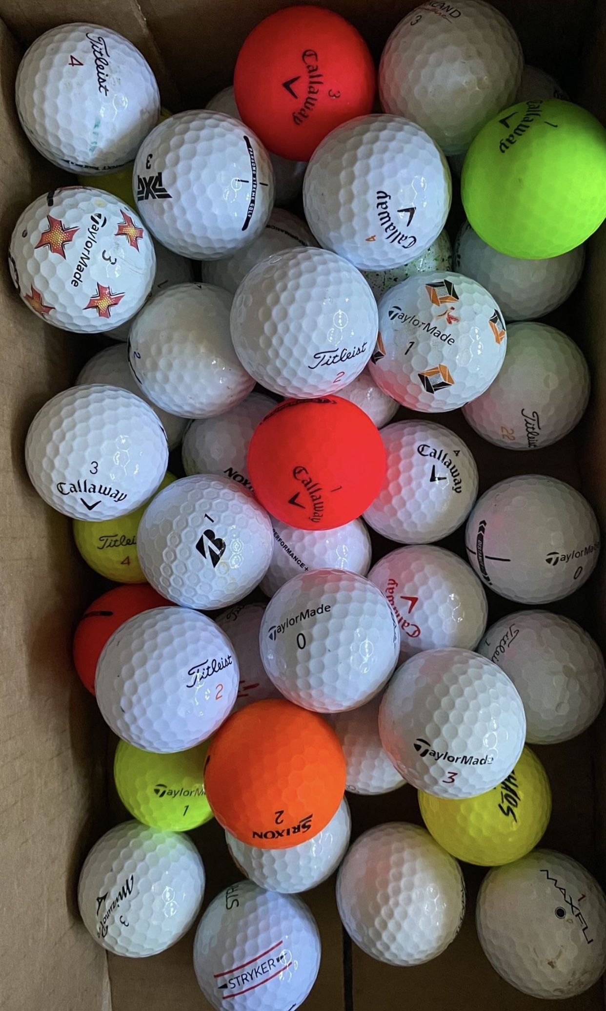 Mixed Golf Balls