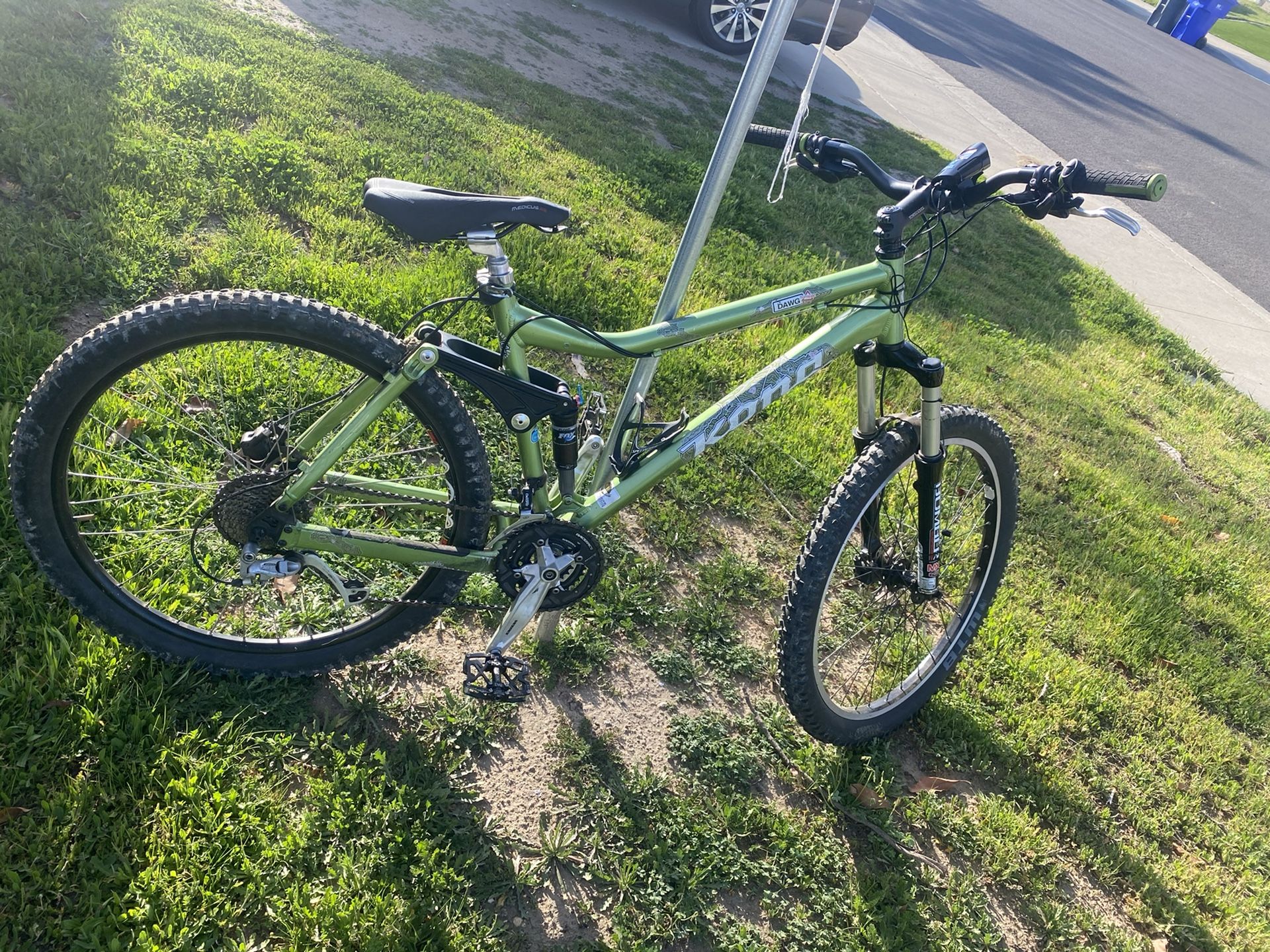 Kona Dawg Full Suspension Mountain Bike