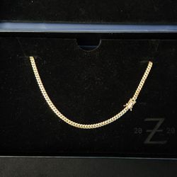 14K Gold 4MM MIAMI CUBAN CHAIN