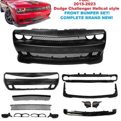 for 2015-2023 Dodge Challenger Hellcat style full Front bumper replacement new
