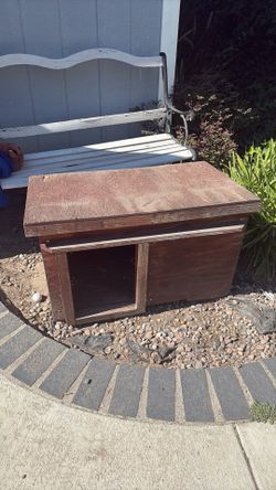 Wooden chicken coop
