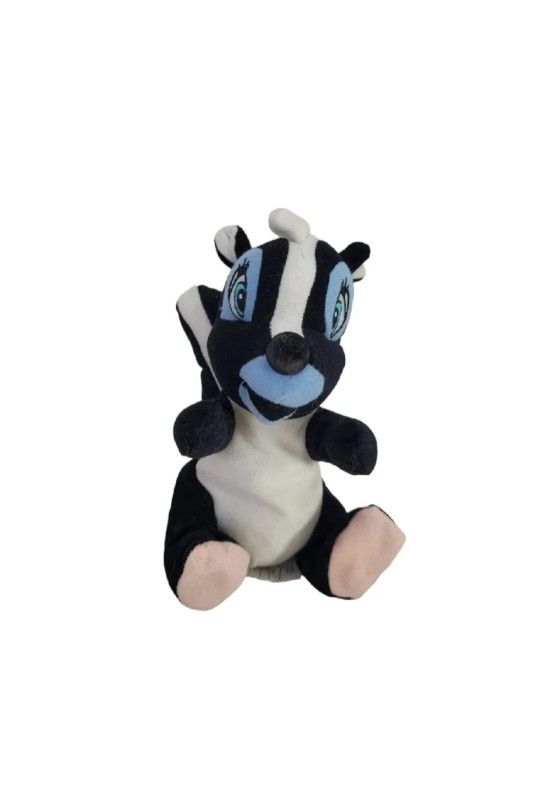 Disney Bambi Skunk Flower Plush Stuffed Animal Bean Bag Walt Disney Company 6¼"