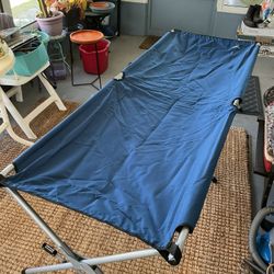 Rio Smart Camping Cot Easy Set Up In Seconds Camping Hunting Outdoors 6.5 Feet. New 