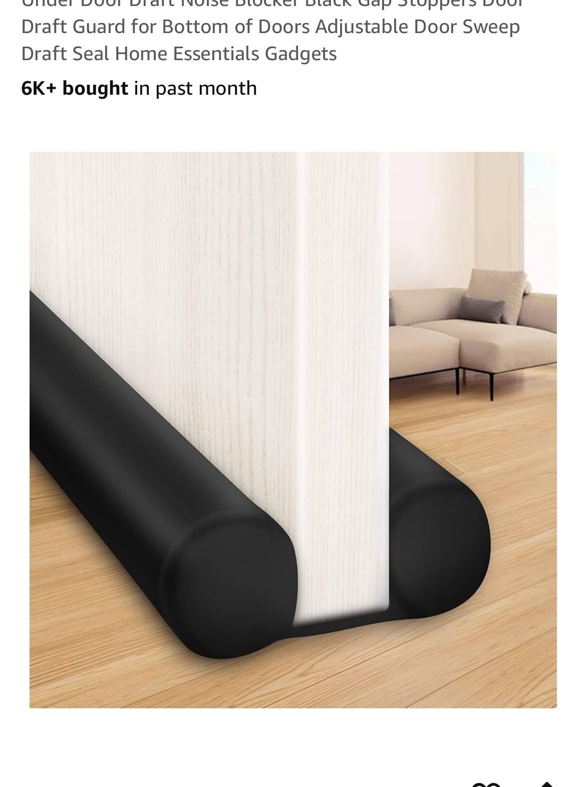 New Door Draft Stopper