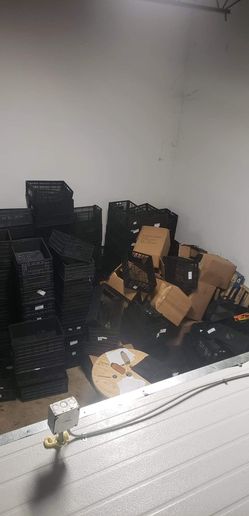 FREEE PLASTIC CRATES/BINS MISC. PURPOSES