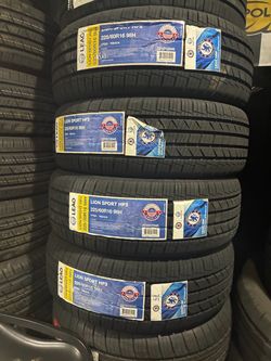 Leao Lion Sport HP3 225/60R16 98H Tires – Set of 4 $440 Installed and Balanced Located at 1305 Preston Ave Pasadena Tx 77503