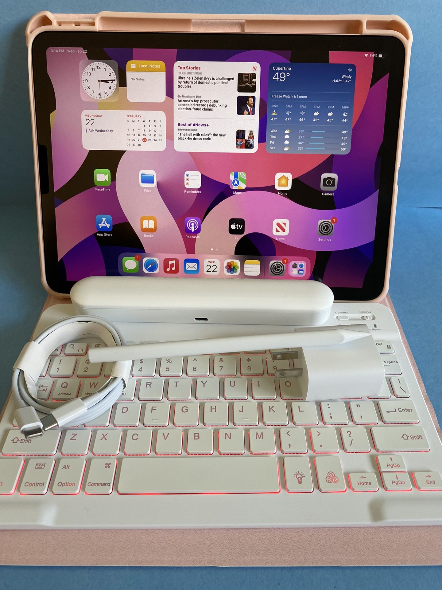 4th Generation Ipad Air Case With Keyboard ZAGG Pro Keys Wireless