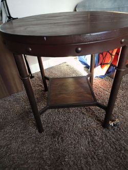 In table or little coffee table