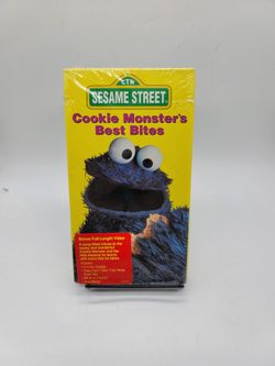 SEALED Sesame Street - Cookie Monsters Best Bites VHS Tape 1995 Kids Show