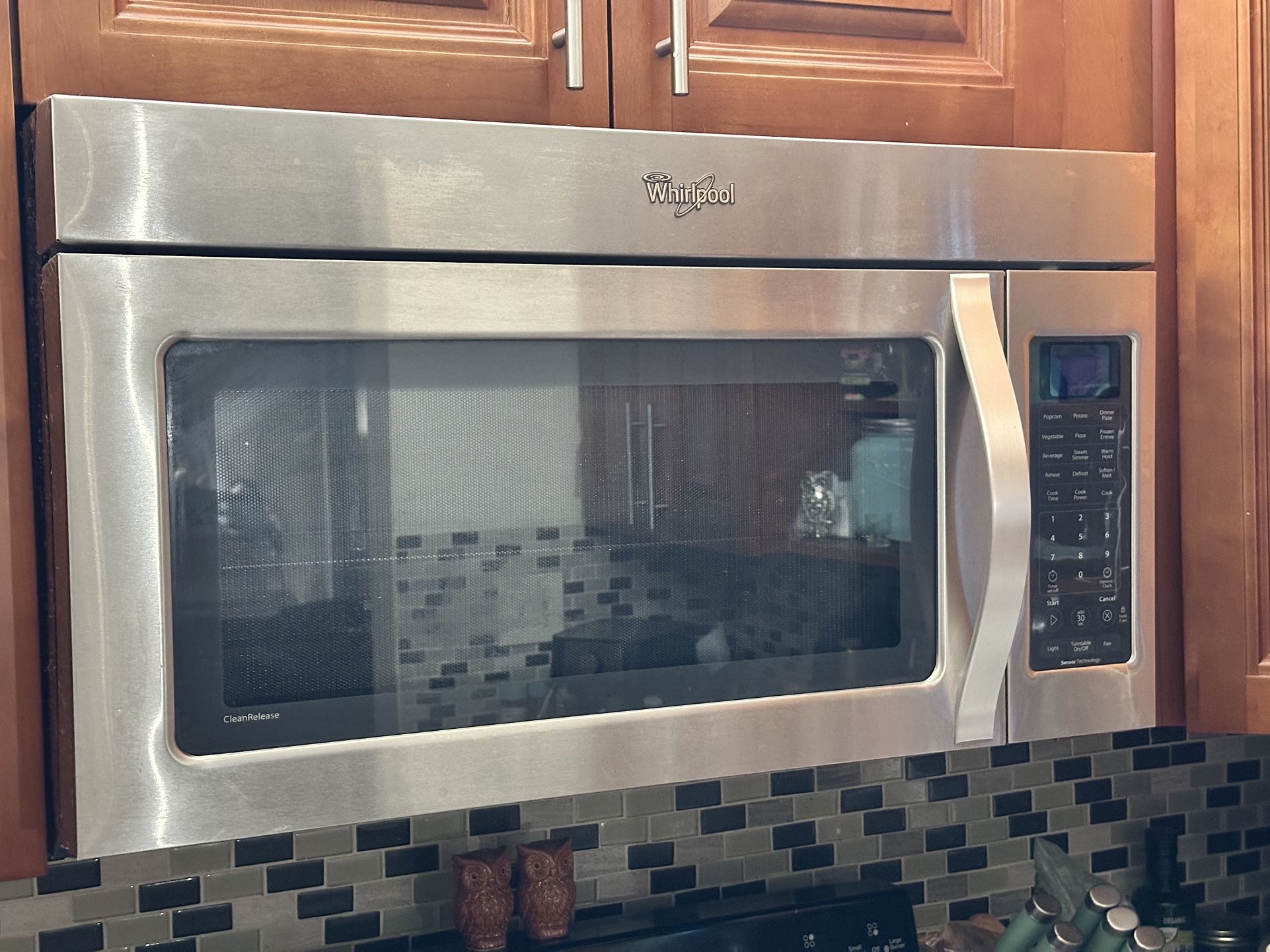 Whirlpool Stainless Steel Microwave Parts Or Repair