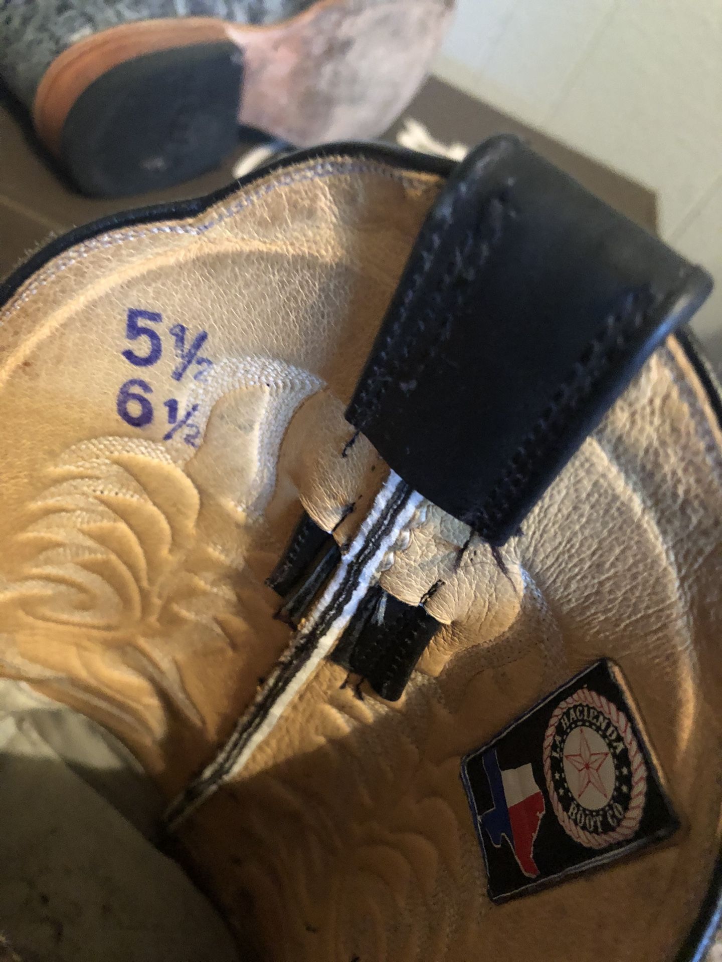 Ostrich boots