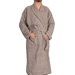 👉Size L👈 women & men bathrobe 100% Cotton