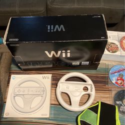 Black Wii Boxed 47 Games, Accessories. Nintendo 