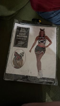 Evil Spirit Cheerleader Halloween Costume Adult Small