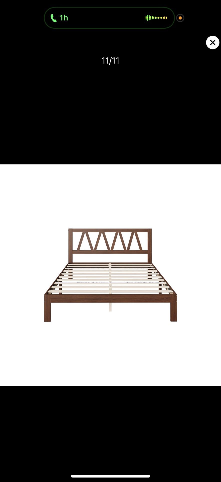 Bed Frame With Headboard No box needed