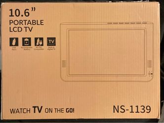 10.6” portable LCD TV