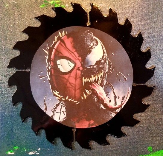 Venom Spider Man Decorative Saw Blade