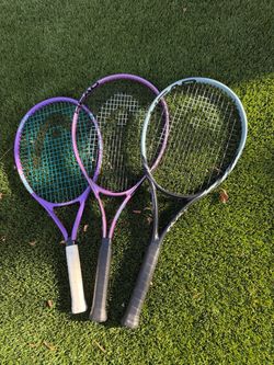 Set of 3 Tennis Rackets - $50 for all 3