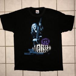 Vintage 1994 Melissa Etheridge Single Stitch Yes I Am Speak True Concert Tour T-Shirt