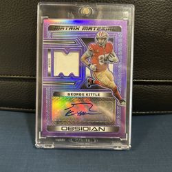 2024 Panini Obsidian George Kittle Auto / Patch - /30 49ers