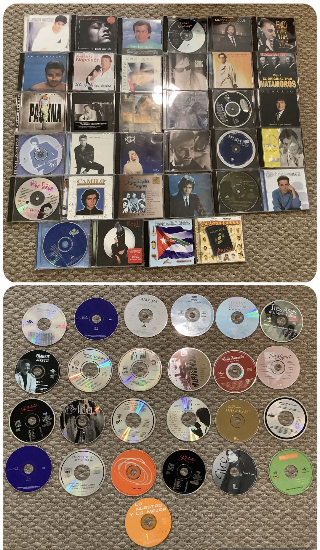 Spanish Music CD’s Some With Case And Some Without