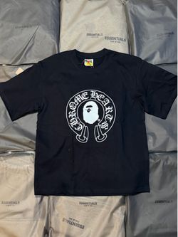 Chrome heart x bape tees brand new size M