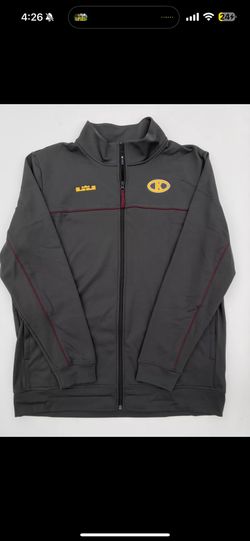 Nike LeBron James Christ The King Gray Track Jacket NWOT Mens XL Tall
