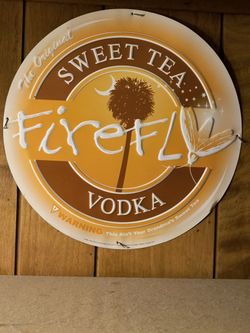 Antique Firefly Sweet Tea Liquor Sign