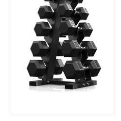 Rubber Coated Dumbbell Set 5lbs-25lbs - $150 OBO