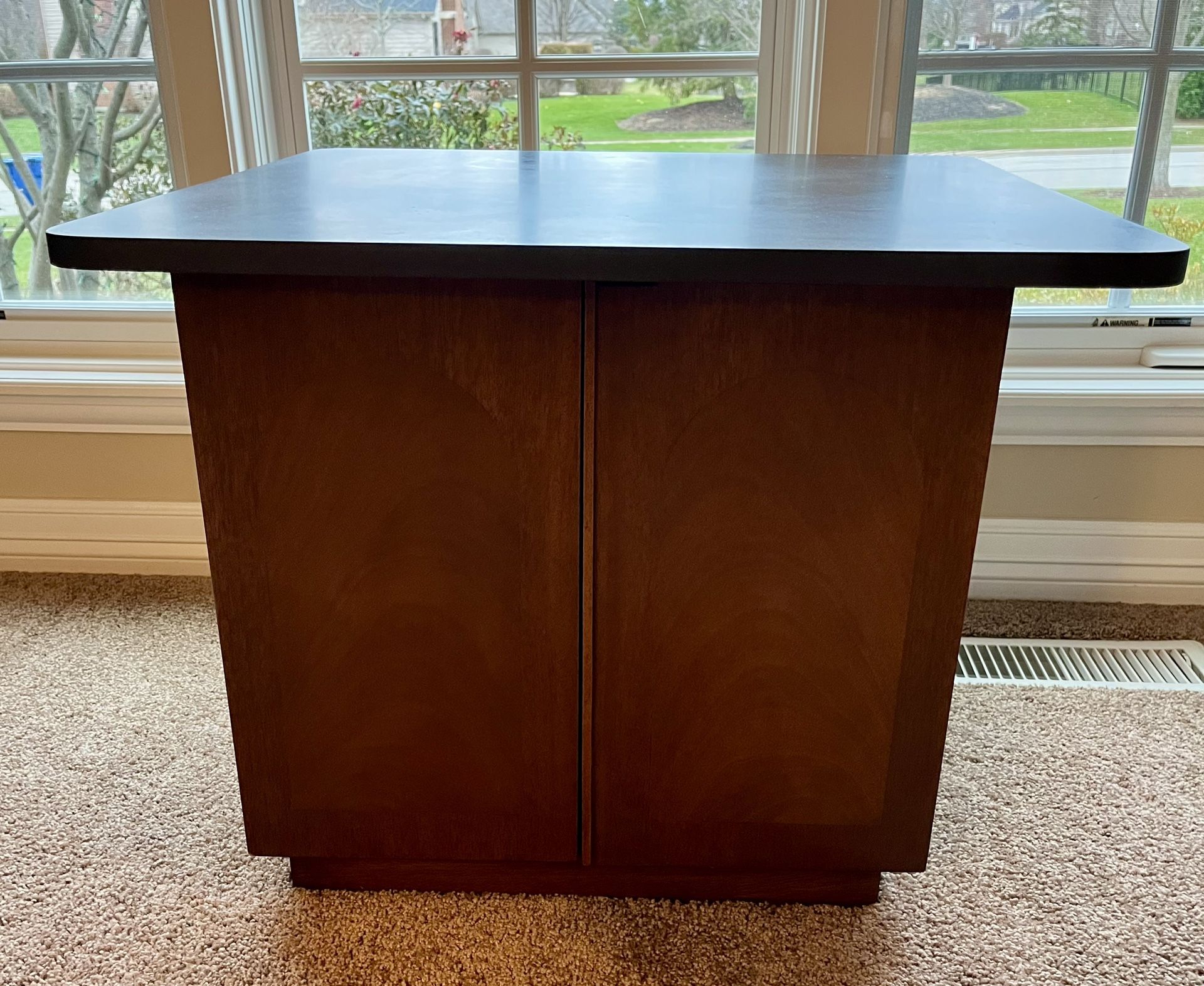 Vintage End Table With Storage 