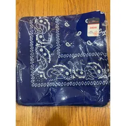 12 pack of classic dark blue bandanas