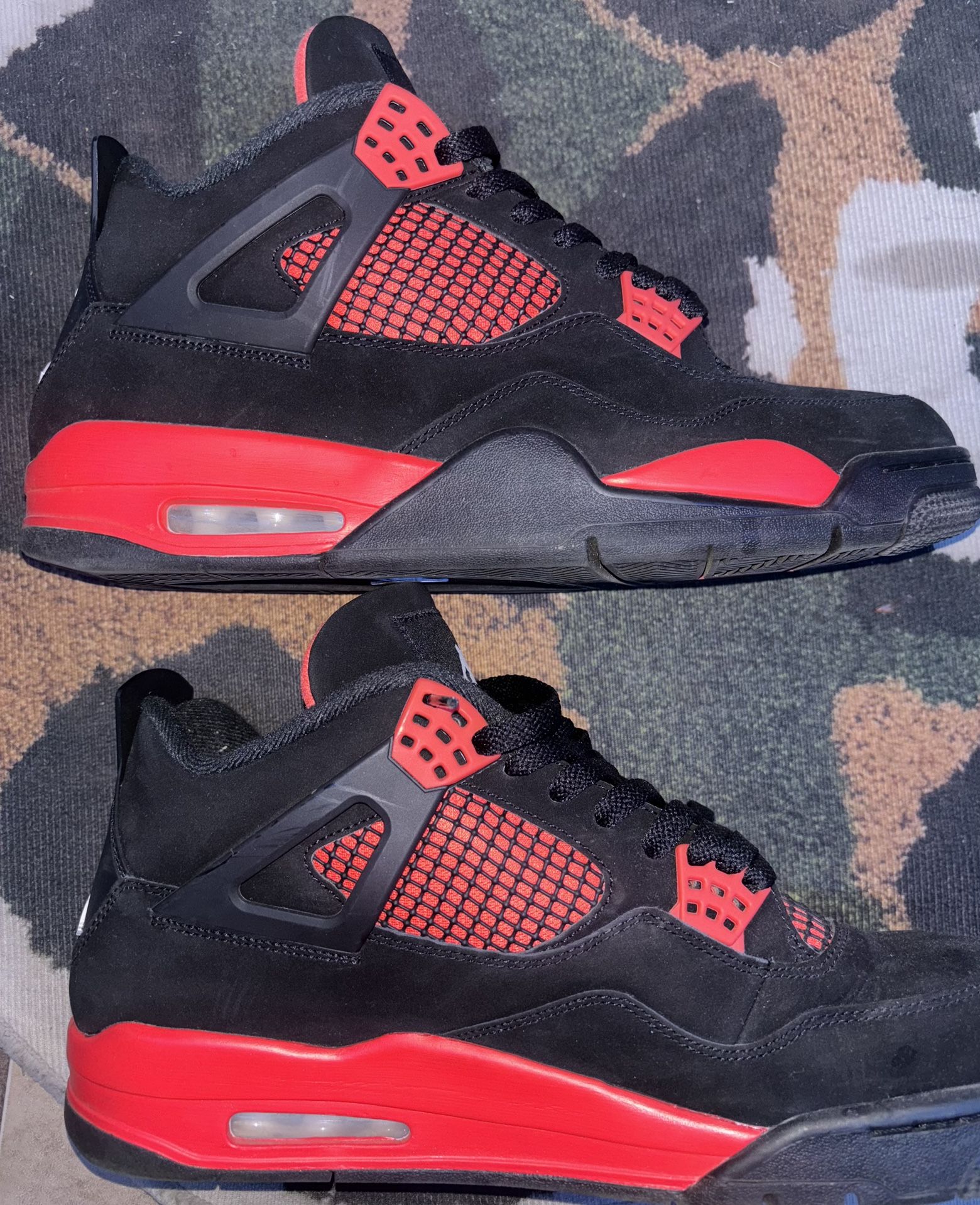 Jordan 4 Red Thunder Size 12