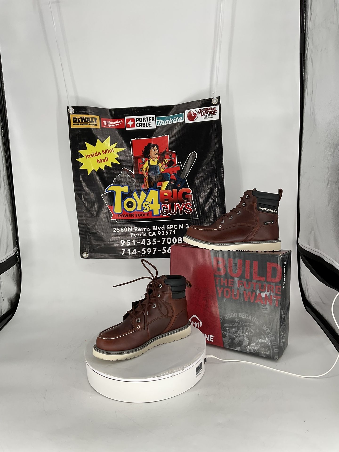 WOLVERINE MEN'S TRADE WEDGE 6" MOC-TOE WORK BOOT