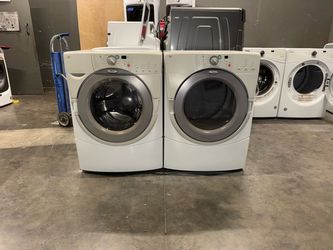 WHIRLPOOL XL CAPACITY WASHER DRYER ELECTRIC SET FREE DELIVERY