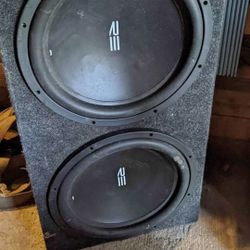 2 15 Inch Re Audio And Amp