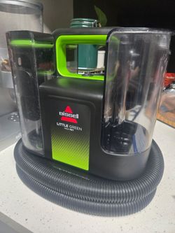 Bissell Little Green Max Pet Portable Carpet Cleaner.    Used-works good