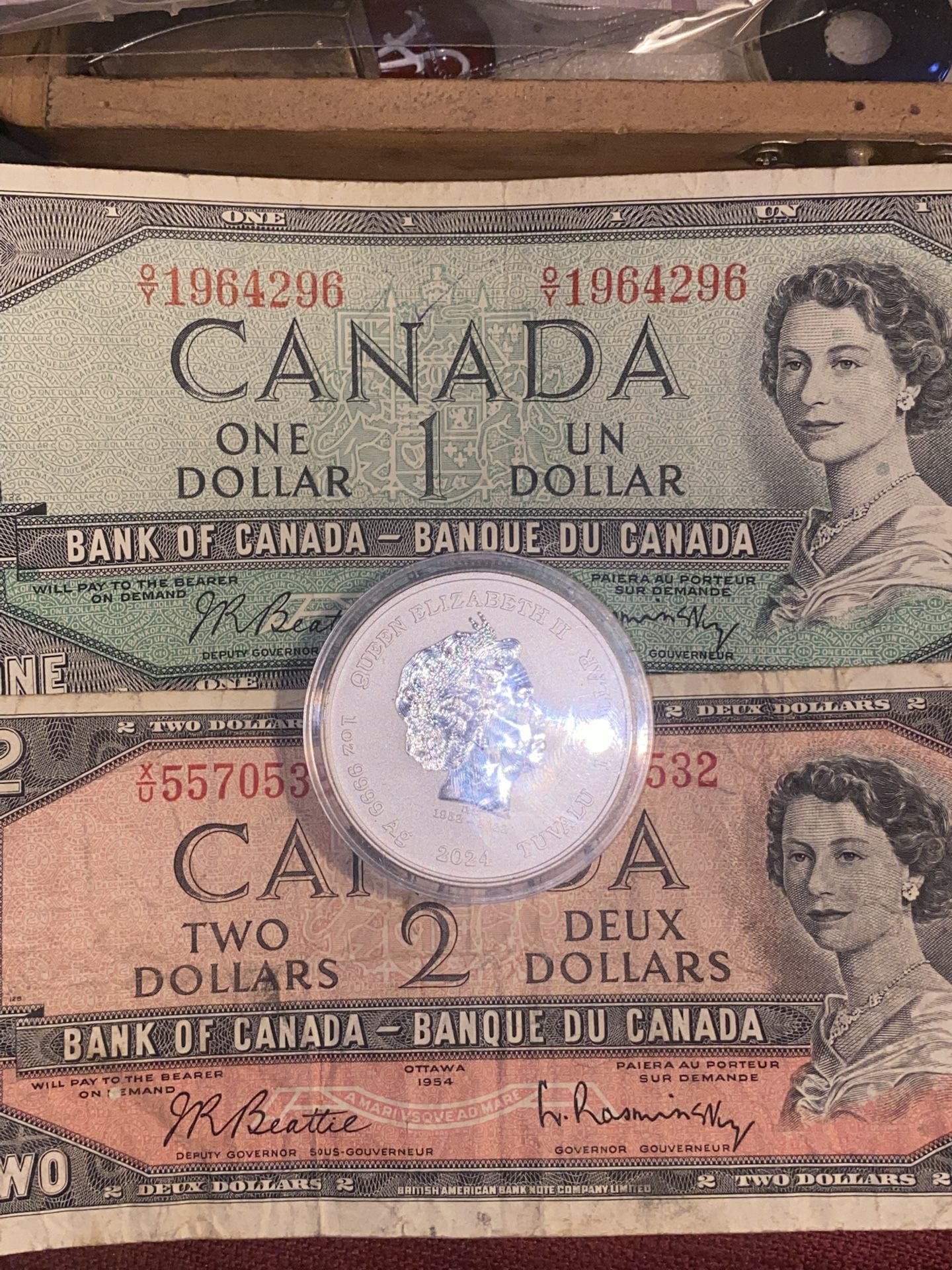 2024 Queen Elizabeth deep cameo 60 years celebration of pink Panther Two Bank No