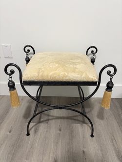 Metal Vanity Bench