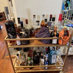 Bar Cart Gold