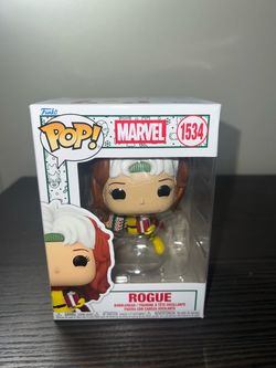 VAULTED Holiday Rogue X-Men Funko Pop Bobblehead #1534 Marvel Comics Christmas Books Mcu Animation