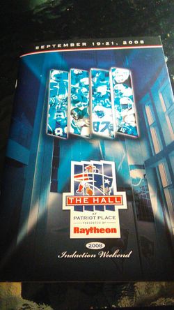 Opening day of the Patriots Hall of Fame